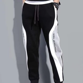 الرجال السراويل السوداء الهيب هوب الرباط عداء ببطء موضة مريحة السراويل الذكور Sweatpants غير رسمية فضفاضة مرونة الخصر ملابس رياضية - Image 6
