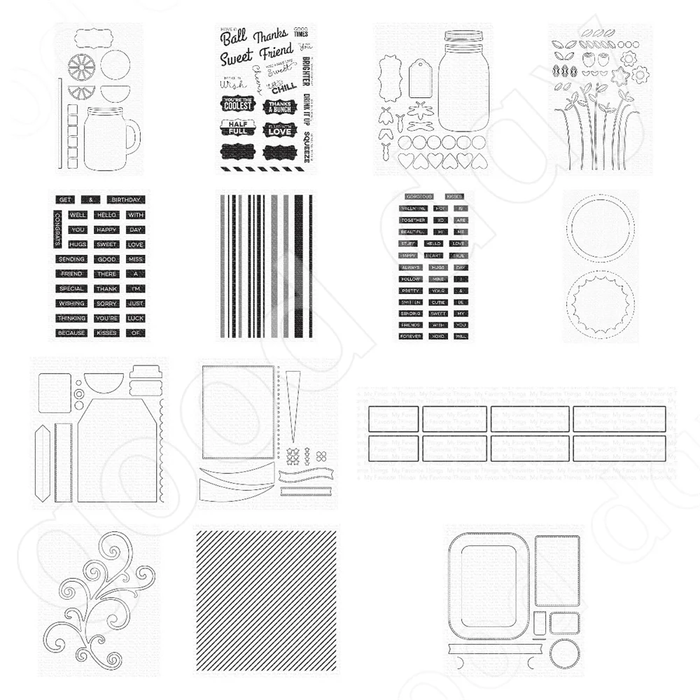 New Dies Stamps Scrapbooking Flowers Cutting Die Stamps Stamps Dies
