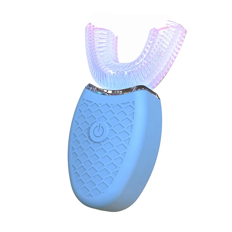 Electric Toothbrush Sonic Automatic UShaped 360 Degree USB Rechargeable Teeth Cleaning & Whitening For Adult