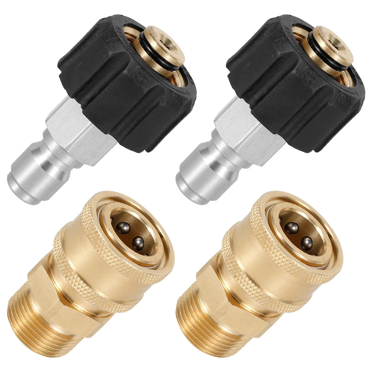 4PcsPressureWasherAdapterM2214mmHighPressureWasherQuick