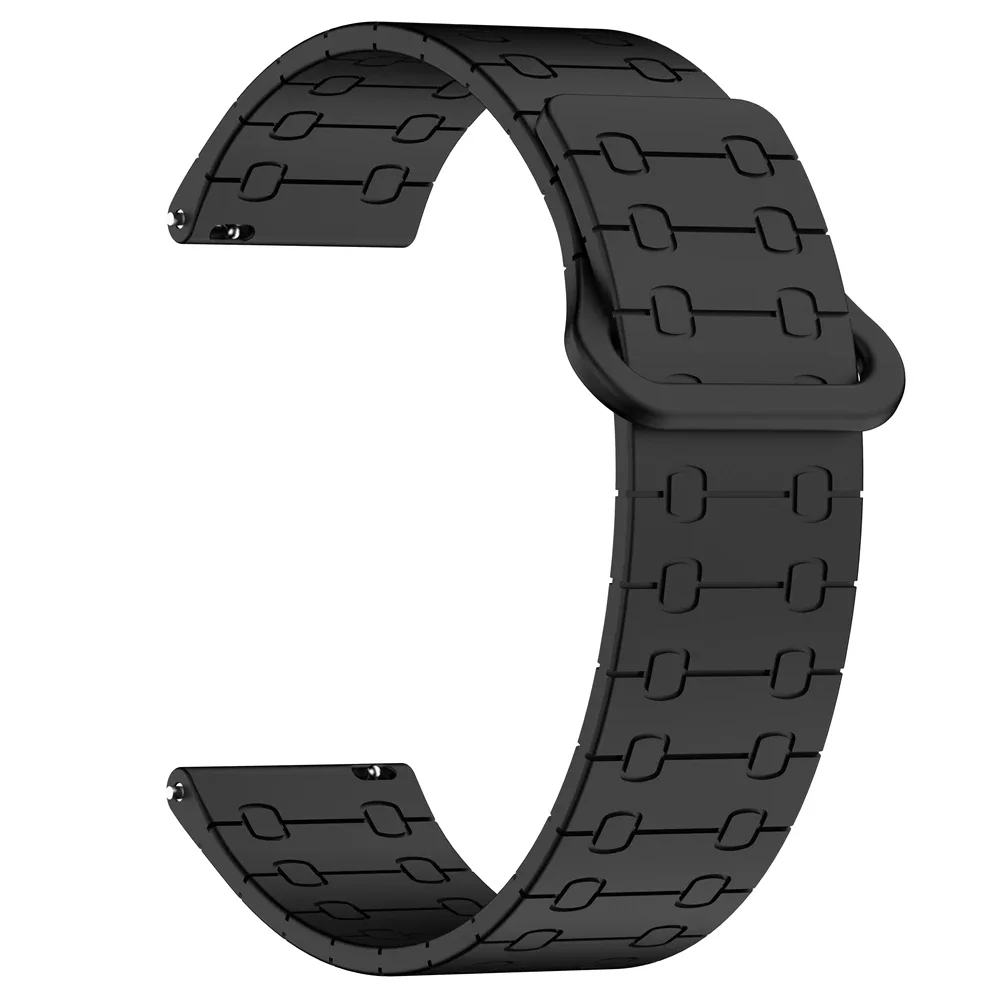 Silicone Magnetic Loop Strap - 22mm Sport Wristband Bracelet