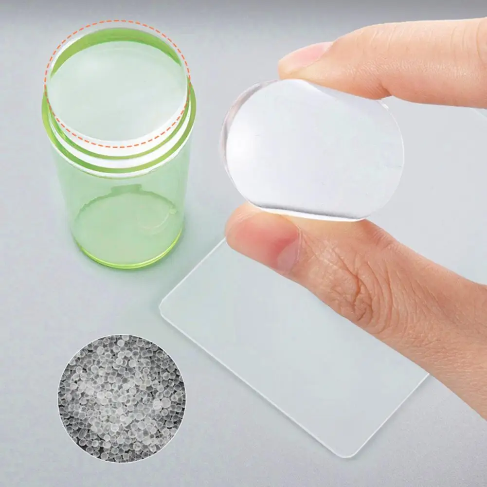 1 Set Practical Nail Art Stamper High Durability Compact Size Nail Art Stamp Print Stamping Stamper