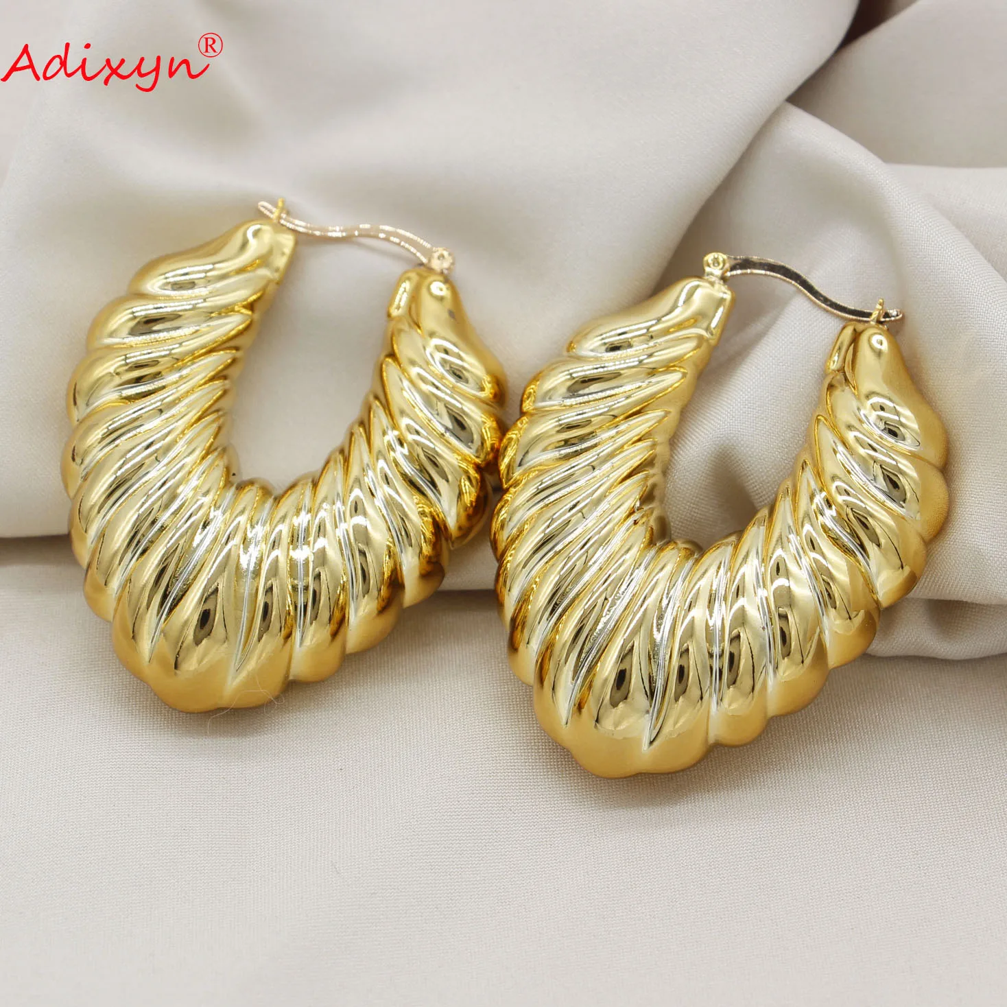 

Adixyn Bright Color Big Earrings Female Hollow Earrings Fashion Bridal Earrings Gifts N030116