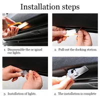 2PCS Car Door Emblem Projector Lights Wireless Welcome Lamp Accessories For Lynk&Co 01 02 03 05 09 6
