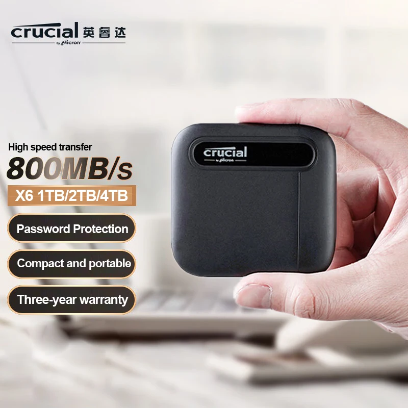 Crucial X9 Pro 1TB SSD Externo USB 3.2
