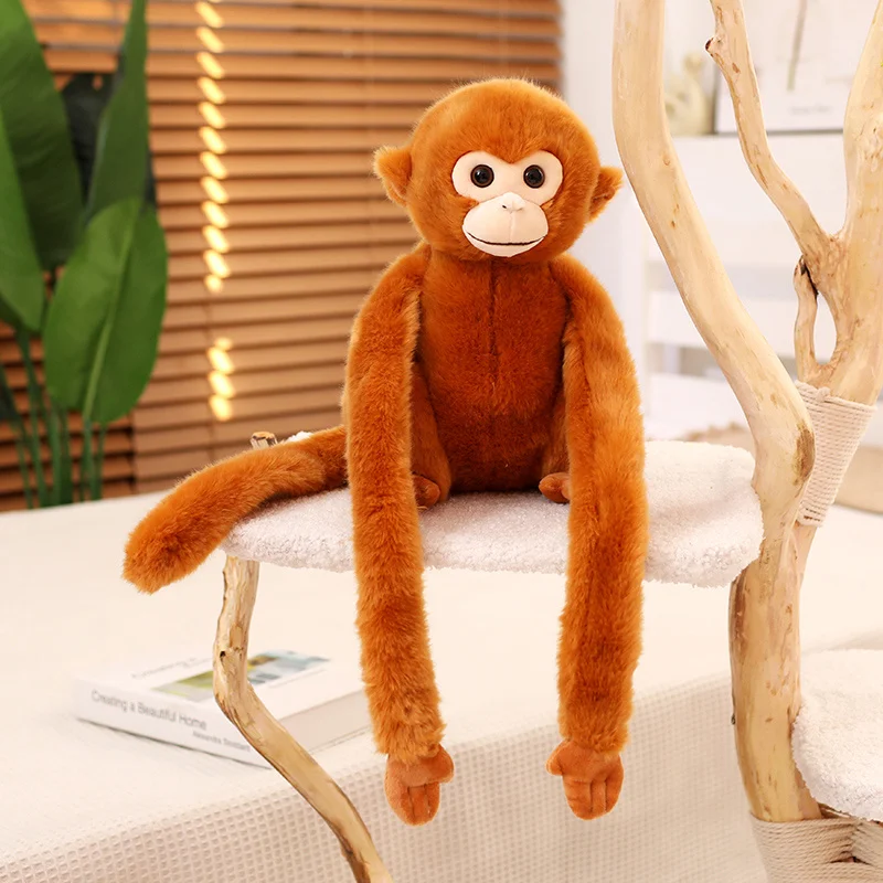 23/28cm Jungle Gorilla Plush Toy Long Hands Feet Monkey Doll