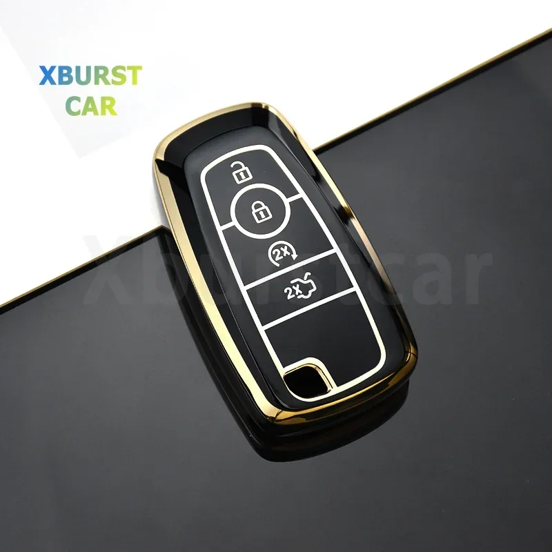 Coque De Protection Pour Clé De Voiture En Tpu Pour Ford Ktmustang Explorer F150 F250 F350 Ecodehors Edge S-Max Ranger Mondeo, 2 Boutons, 3 Boutons, 4