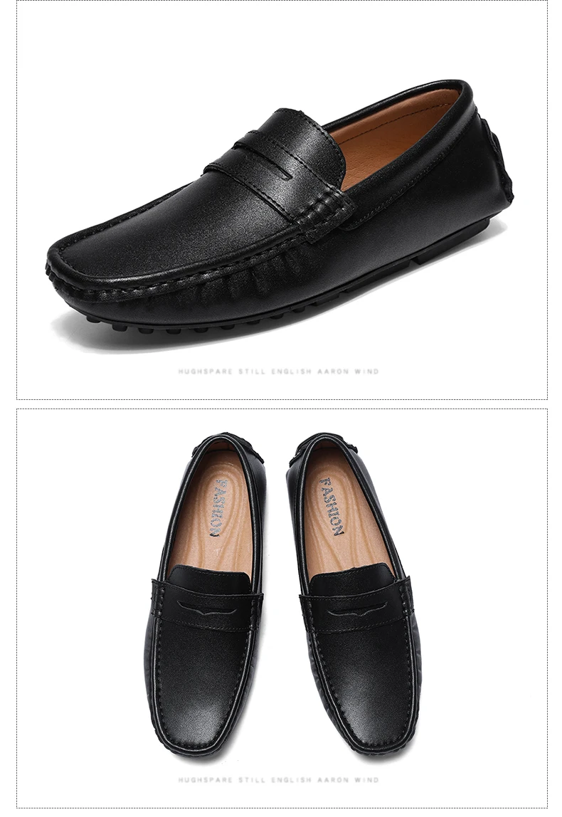 DEKABR Loafers Shoes Men Spring Clasicc Vintage Comfy Flat Moccasin Fashion Men Slip-on Boat Shoes For Men Casual Shoes