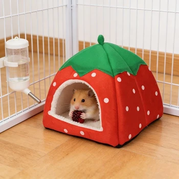 Cuccia per Animali Domestici Quattro Stagioni, Nido Caldo e Accogliente per Cani, Gatti, Criceti e Piccoli Animali, Rifugio Lavabile e Rimovibile con Struttura Robusta