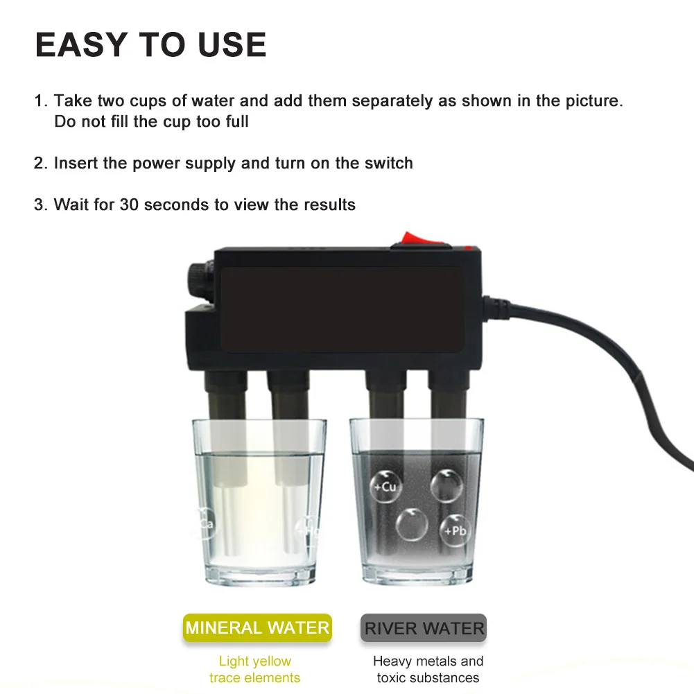 Anti-Electrocution Water Electrolyzer Water Testing Instrument For Purification