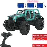 Electric Off Road Remote Control RC Racing Car 45 Degree Climb Shock Absorber High Speed RC Drift Car  With 3pcs battery Boy Gif 1