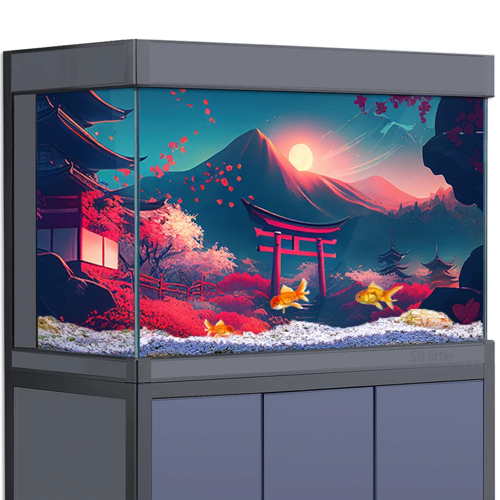 Custom Aquarium Backgrounds Aquarium Background Stickers Japan - Technical View