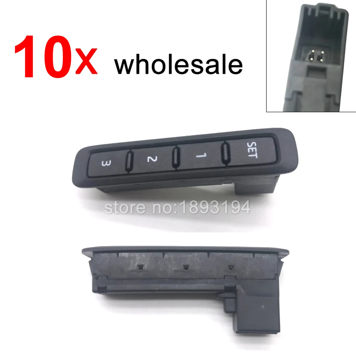 10x 1Z0959769A Seat Memory Adjust Switch Button For VW Tiguan 2010-2013 CC 2010 2012 2013 Passat 2006-2009 Jetta 2005-2010