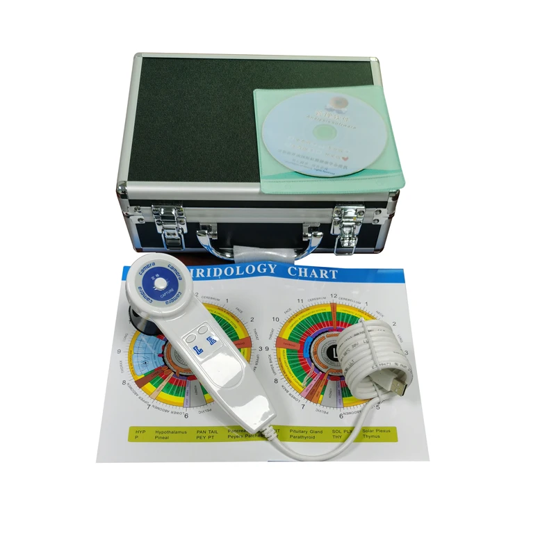 Hot selling iriscope iris analyzer iridology camera with pro iris software 5