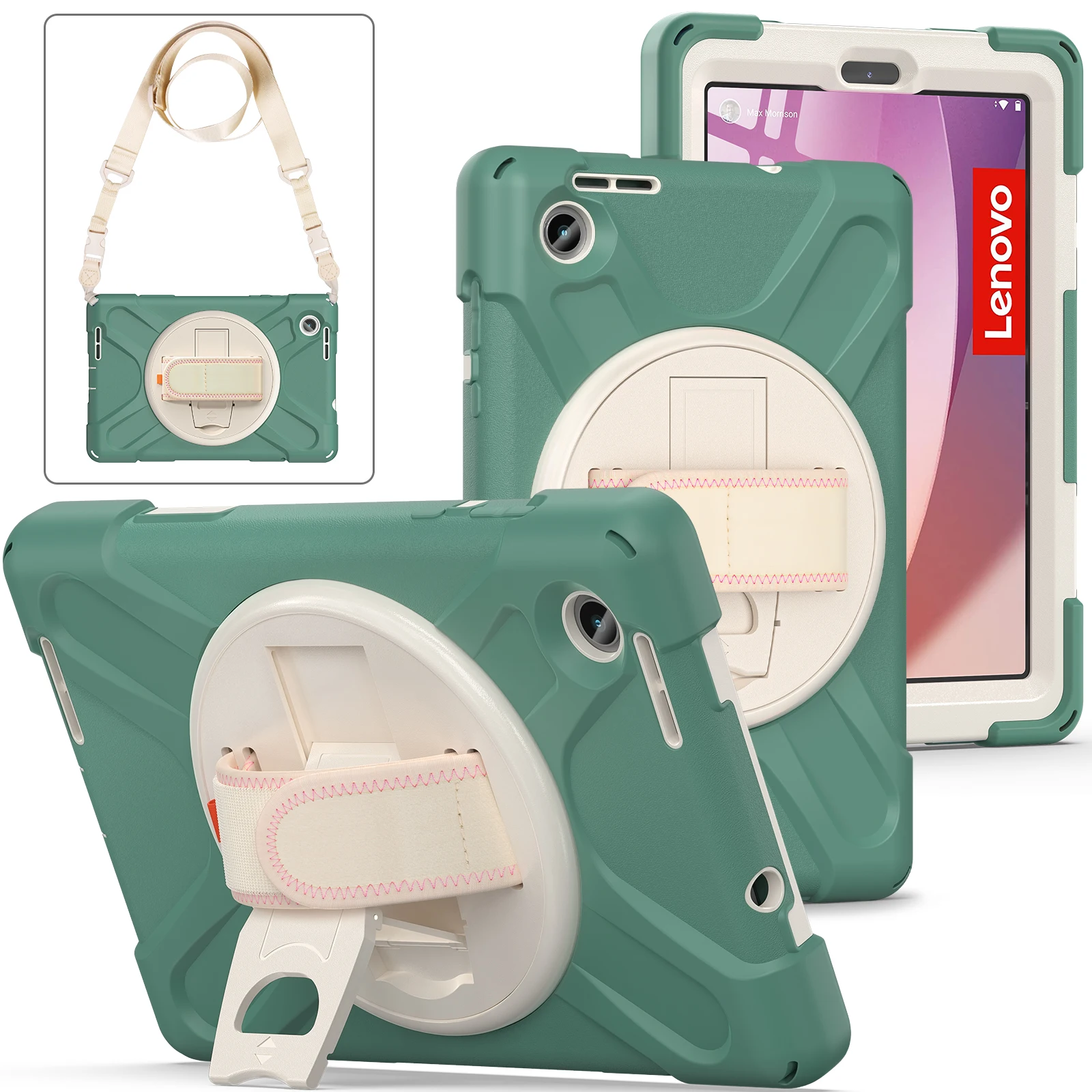 Heavy Duty Shockproof Rugged Tablet Case with Hand/Shoulder Strap