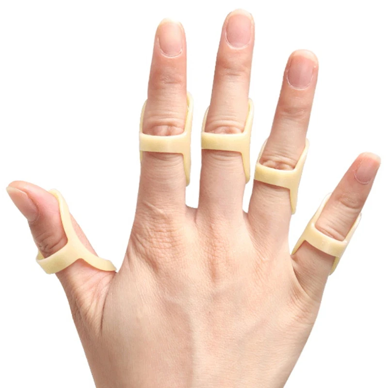 Finger Splint Fixed Ring Adjustable Broken Finger Joint Stabilizer Splint Bracket Protector