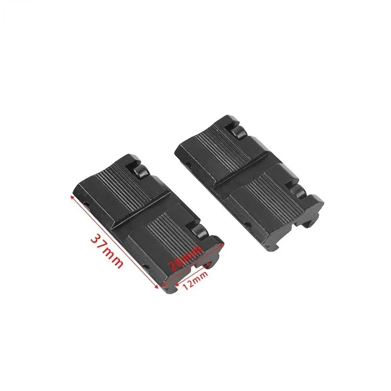 Rifle Scope Mount Rifle Scope Mount Ring Scope Mount Adapter Scope Riser Mount Picatinny Rail Accessories Rail Adapter Threaded Adapter 2pcs Low Profile Converter 11mm to 20mm / 22mm Scope Ring Mount Adapter For Dovetail Weaver Picatinny Rail Hunting Accessory