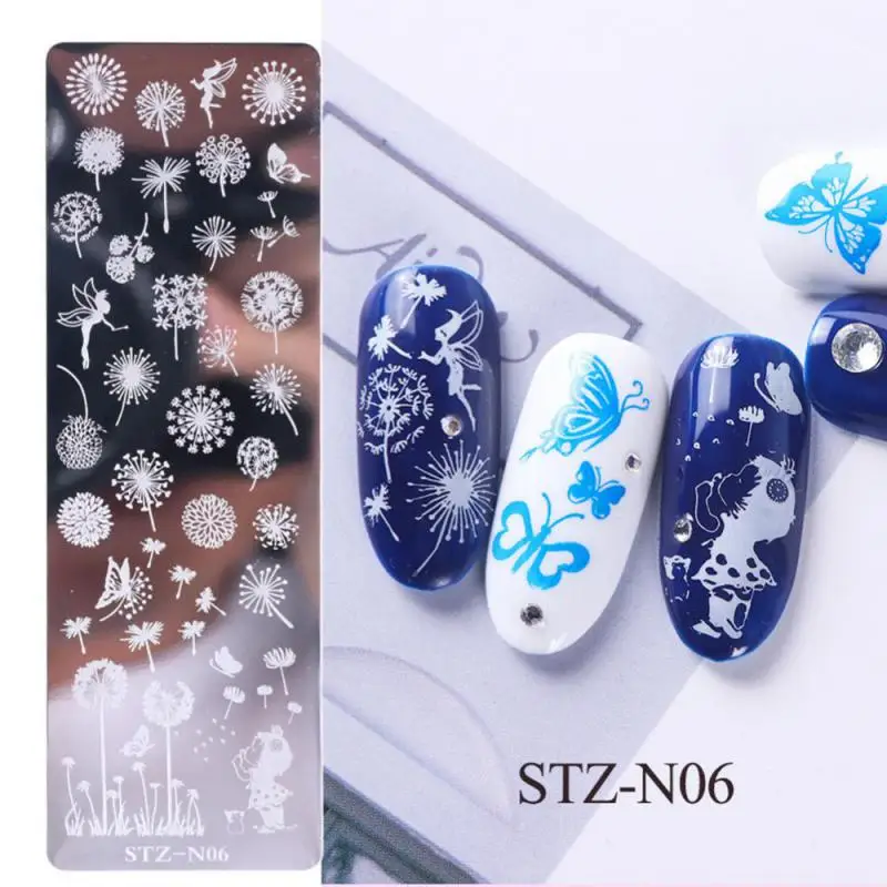 Festive Christmas Nails Stamping Plate Snowflakes Winter Holiday Joy Design Printing Stencil Templates Manicure Tool #Xmas-2022 4
