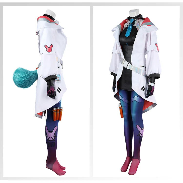 League Games LOL Aurora Battle Bunny Champion Cosplay Outfit Halloween Adult Women Men Costume 70