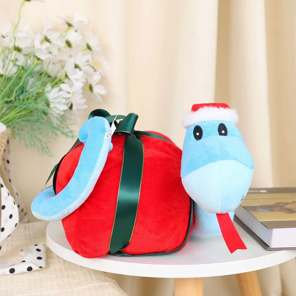 thumbnail image 1 of 2024 Christmas Snake Doll Candy Pack Cartoon Anime Plush ToyAdult and ChildGifts, 1 of 5