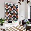 Southeast Asia Wind Cotton Linen Fabric Door Curtain Half Curtain Partition Entrance Curtain Decor Hanging Fruit Series 2