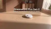 Робот-пылесос Dreame D10 Plus Gen2, 500 Вт, беспроводной, сухая уборка, циклонный контейнер