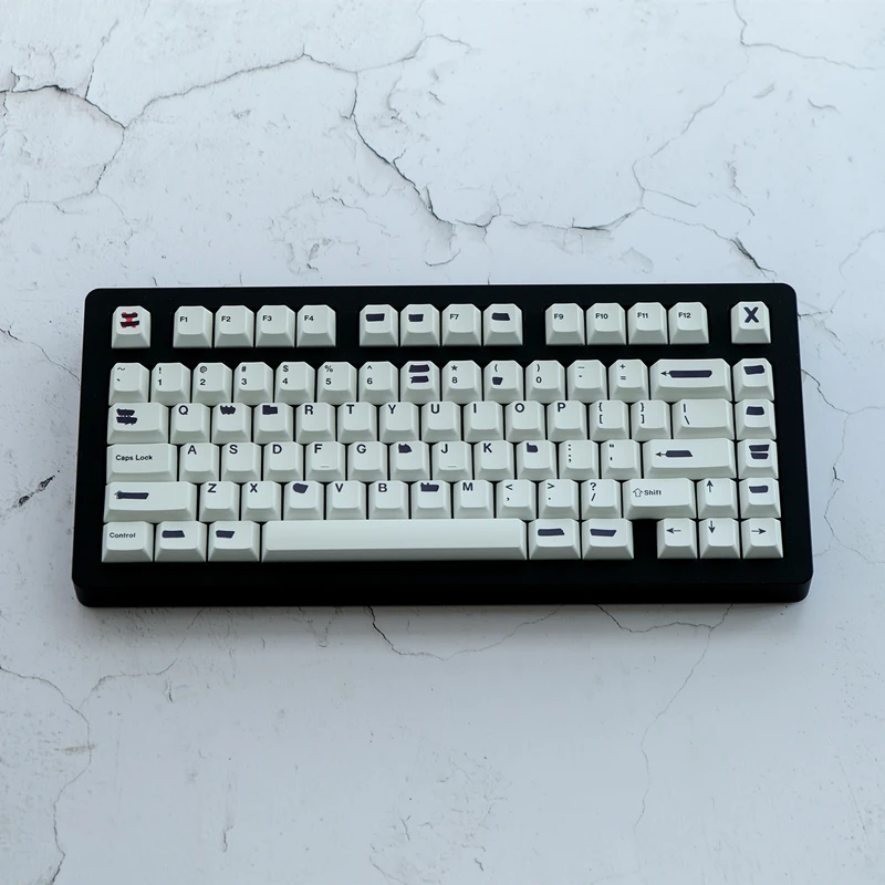 Gmk-dye Subbed Cherry Perfil Keycap Keycap para q2 Poker k2 65 75 Anne Gh60 Gk64 Pbt Conjunto