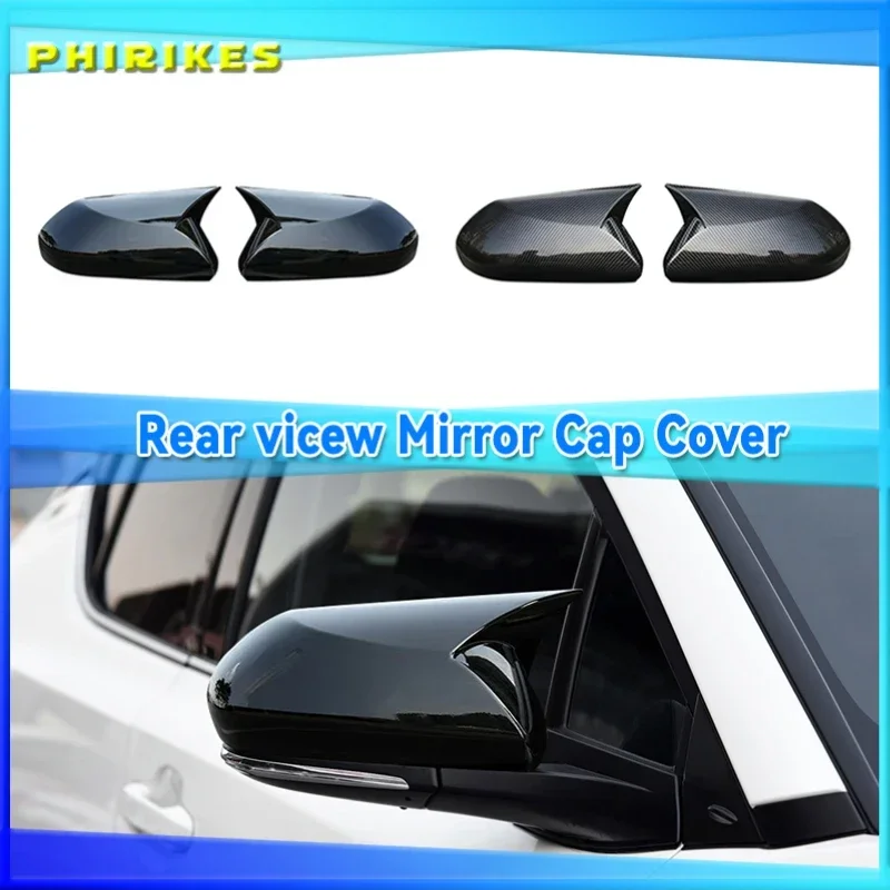 

Fit For Toyota C-HR CHR 2018 2pcs ABS Carbon Fiber Style Car Rearview Wing Mirror Cover Trim Decorative Accessories Car Styling