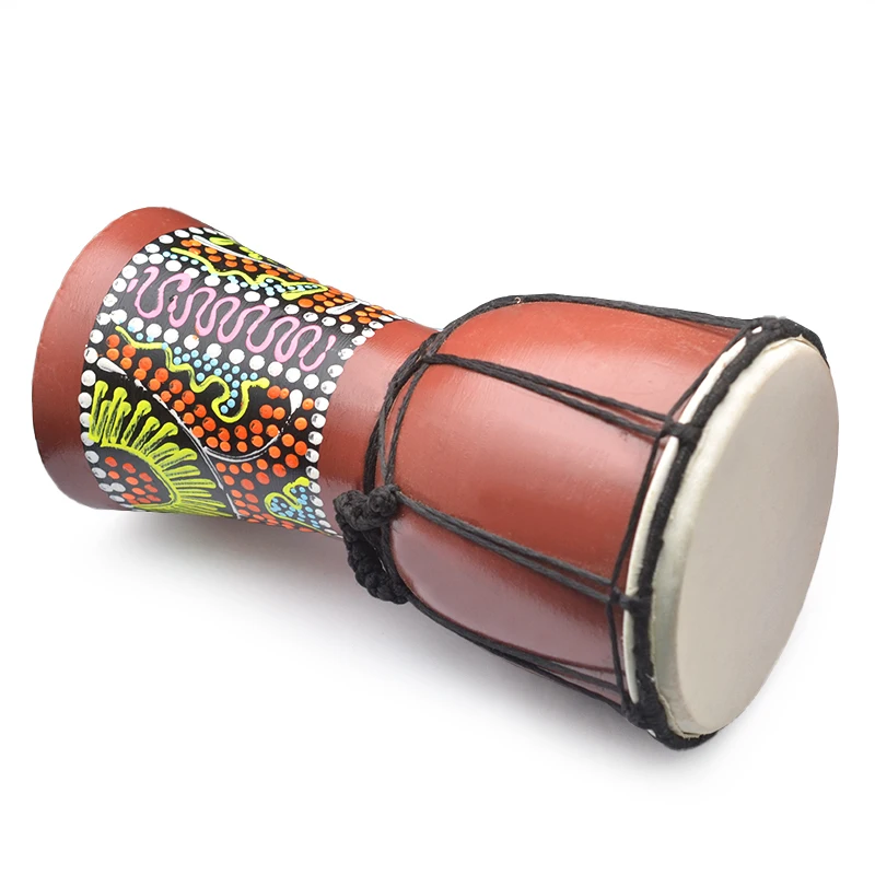 LD32428-Bois africain à la main tambour africain tambour percussion  professionnel instrument de musique traditionnel 5 pouces brun - Cdiscount  Jardin