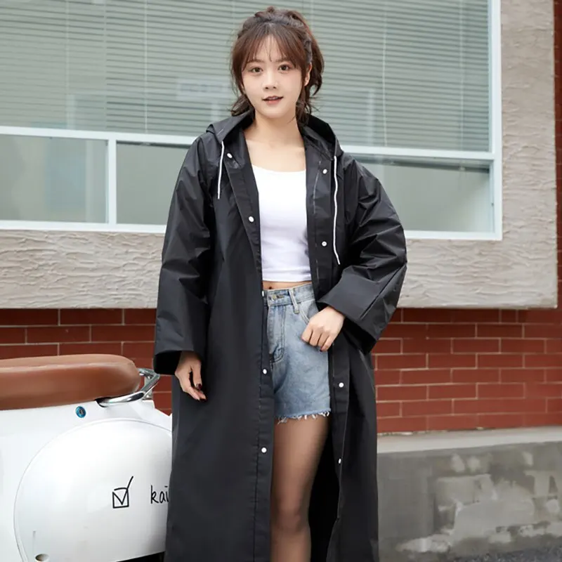 1PCS EVA Unisex Raincoat Thickened Waterproof Camping Rainwear Suit