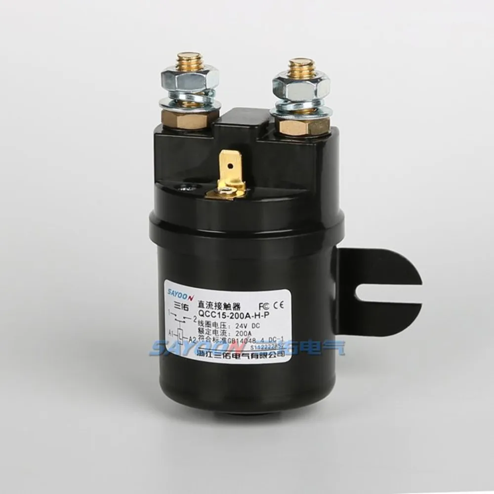 Sayoon Qcc15100a Dc6v 12v 24v 36v 48v 60v 72v 100a Contator Usado para Veículos Elétricos Máquinas de Engenharia e Assim por Diante.