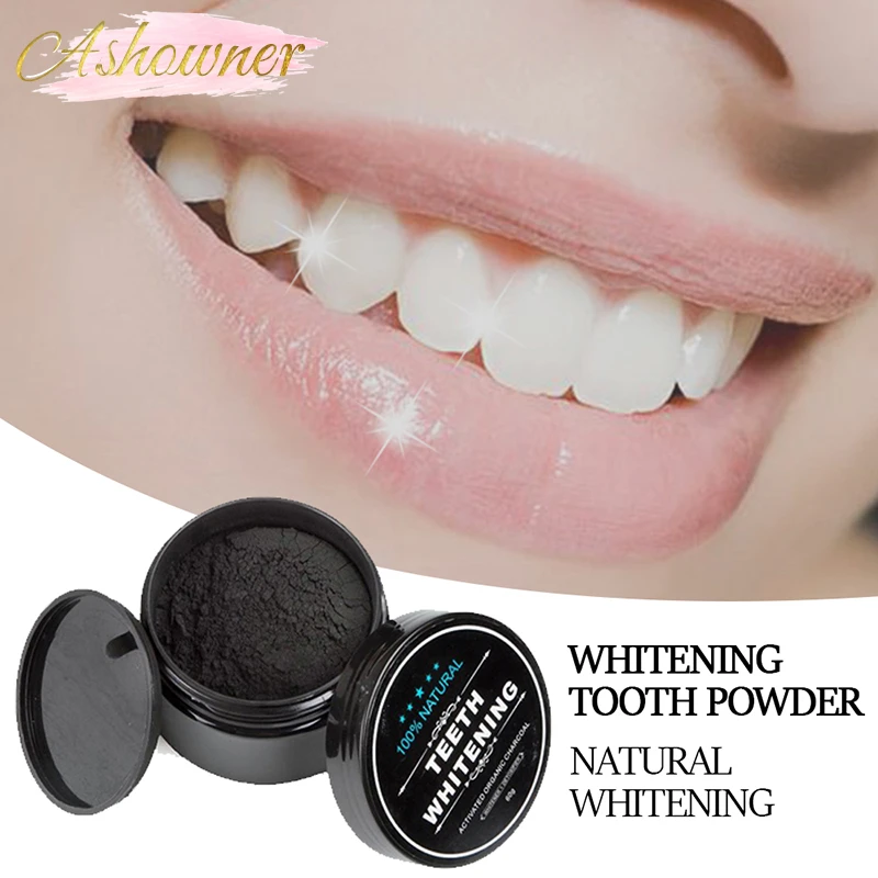 30g Charcoal Teeth Whitening Powder Toothpaste Strong Whitening Tooth