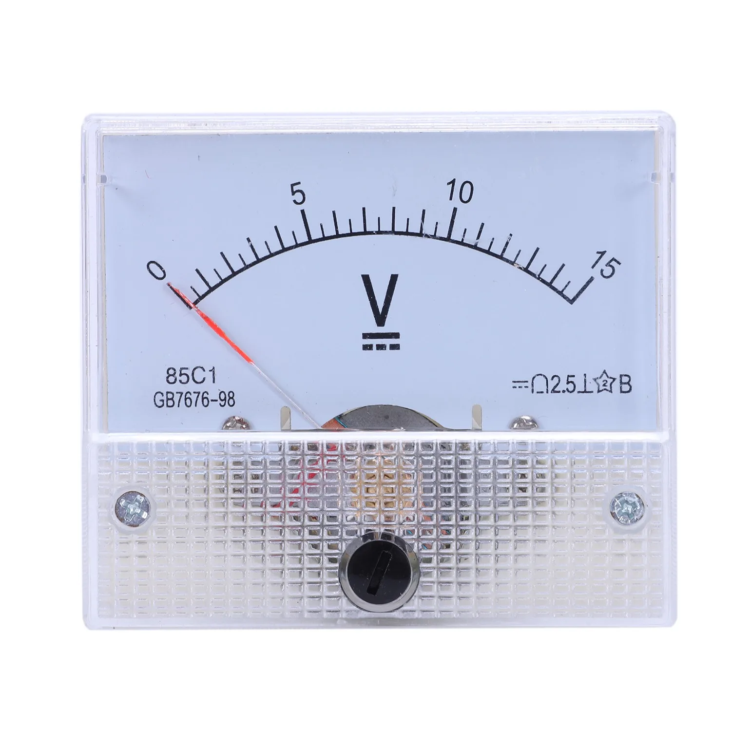 85 C1 Fine Tuning Dial Analogico Volt Panel Meter Gauge Dc 0-15V