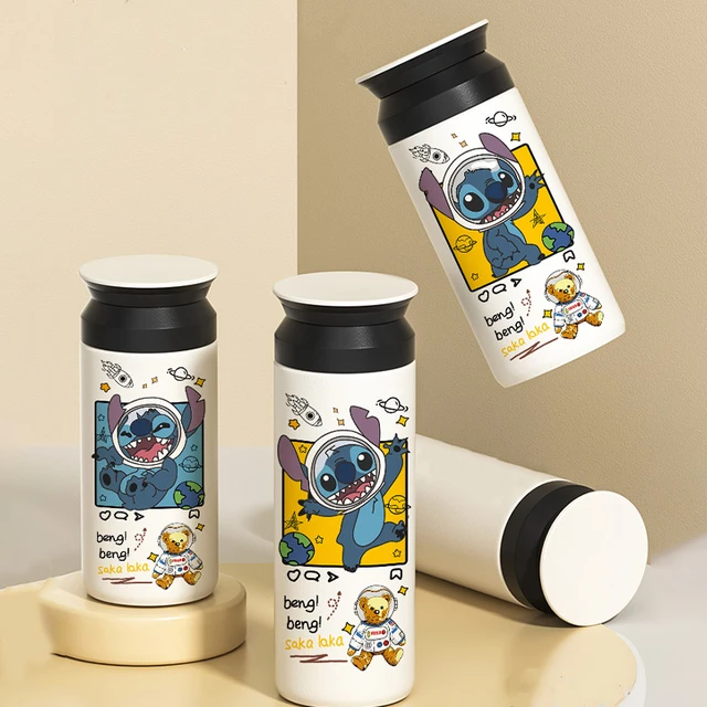 304 Stainless Steel Water Cup Bottle  Stitch Stainless Steel Water Bottle  - Disney - Aliexpress