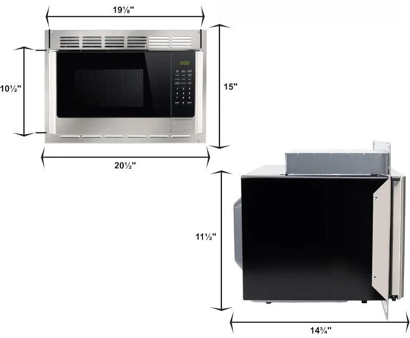 Hot-sale Product Microwave with Trim Kit Stainless Steel Home Appliances Bulit-in Microwave Ovens Direct Powerful Features 6
