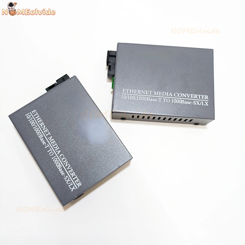 3 Paia Htb-Gs-03 Convertitore Multimediale In Fibra Ottica Sc 1000M Modalità Ricetrasmettitore Fibe Singolo Convertitore A Fibra Singola 3Km Di Potenz