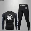 Compression Training Set Running Fast Drying Compression Clothes Autumn Sports T-shirts Fitness Badminton Training Clothes 2