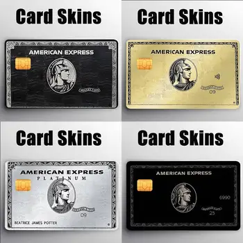 B-Black Cards Credit Debit Card Film Skin Sticker Credit Card Skin Stickers For Bank Card Bus Metro Card Sticker Waterproof Wom 1