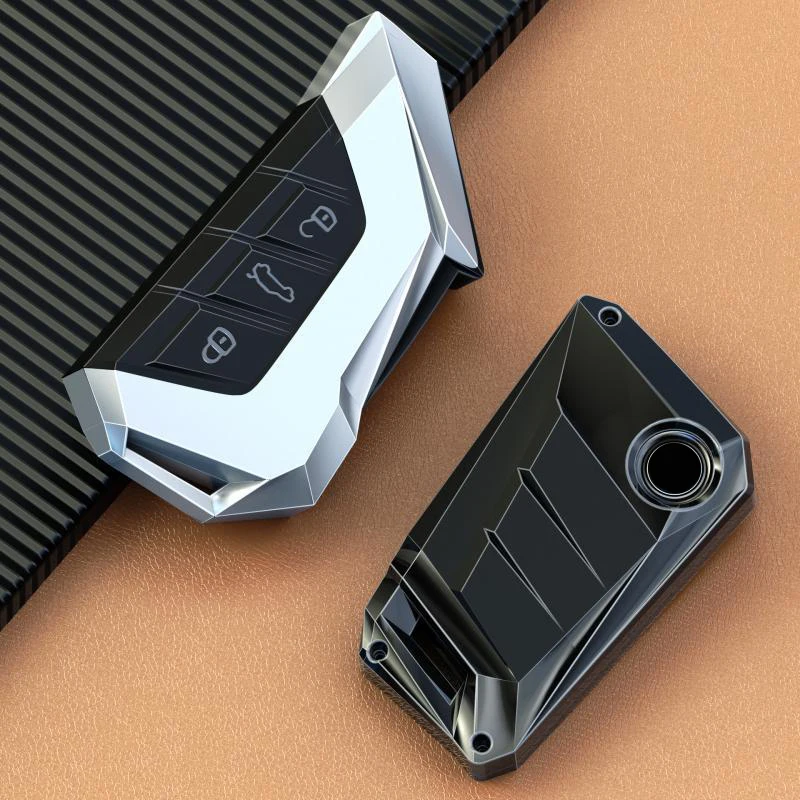 Neue Zink-legierung Auto Schlüssel Fall Abdeckung Tasche Für VW Volkswagen Passat B8 Magotan Für Skoda Superb A7 Kodiaq Sitz Shell Fob – Detail 1