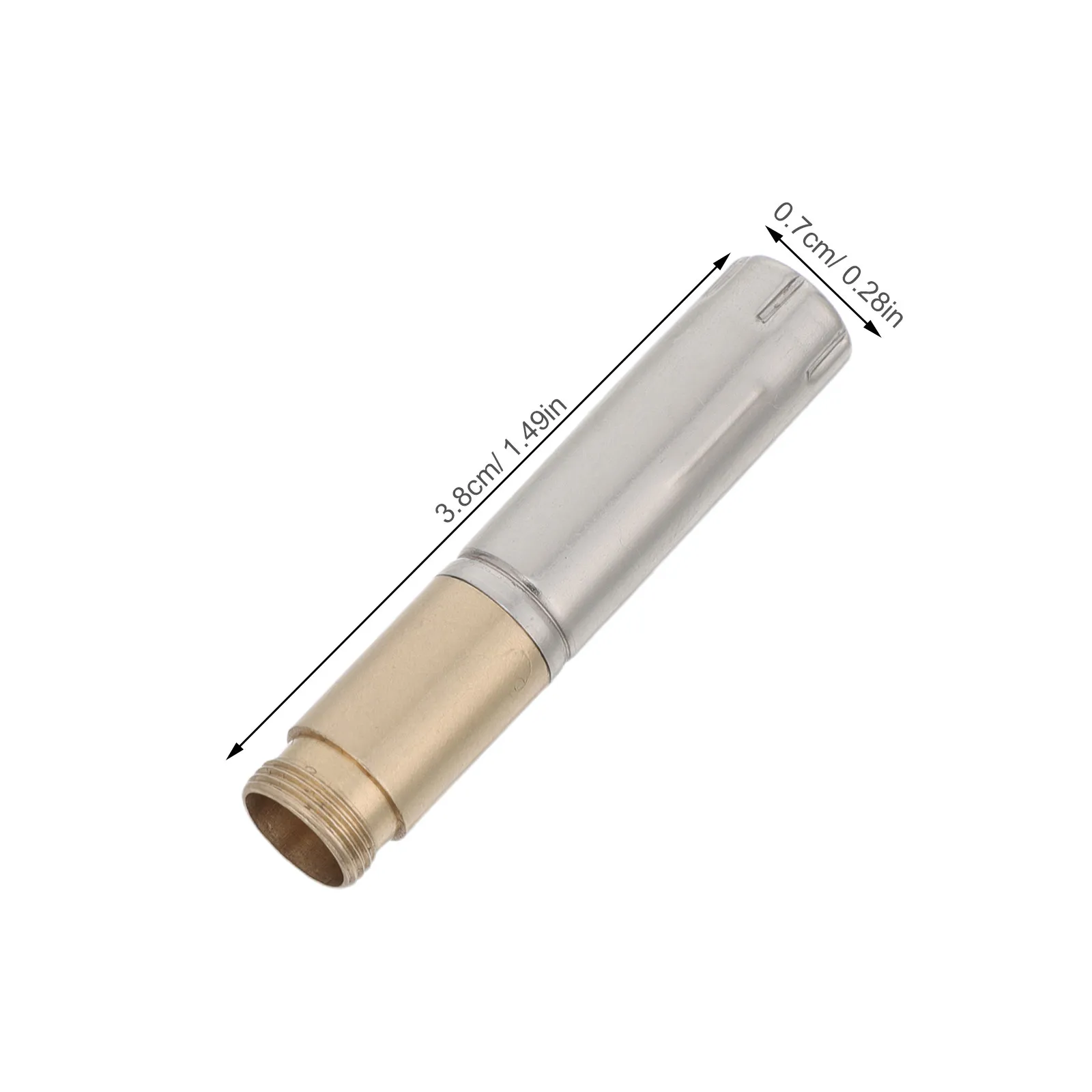 10Pcs 볼펜 코어 외부 스레드 금속 메커니즘 교체 부품 7.3mm 부드러운 쓰기 사무실 학습 펜 리필