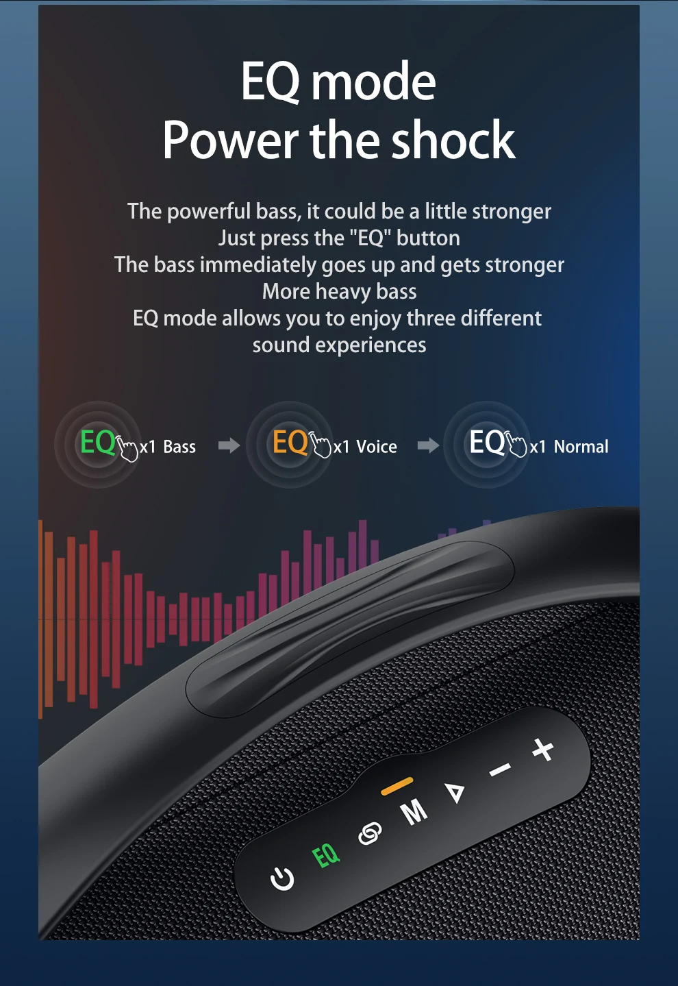 ZEALOT S97 Altavoz Bluetooth portátil de 80W Alto volumen Resistente al agua 16000mAh Subwoofer TWS inalámbrico Suporrt USB/TF/AUX RGB luz.