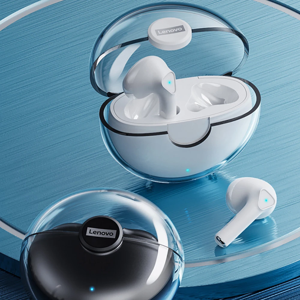 

Lenovo LP80 TWS Wireless Bluetooth-Compatible Earphones Touch Control Headphones Noise Reduction Dual Mic HD Stereo Headsets