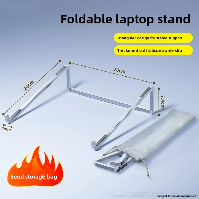 Adjustable Aluminum Laptop and Tablet Stand with Heat Dissipation