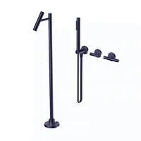 ก๊อกน้ําอ่างอาบน้ํามือถือห้องน้ําก๊อกน้ําขาตั้งก๊อกน้ําติดผนังแยก Body Torneiras Banheira อ่างอาบน้ํา 5