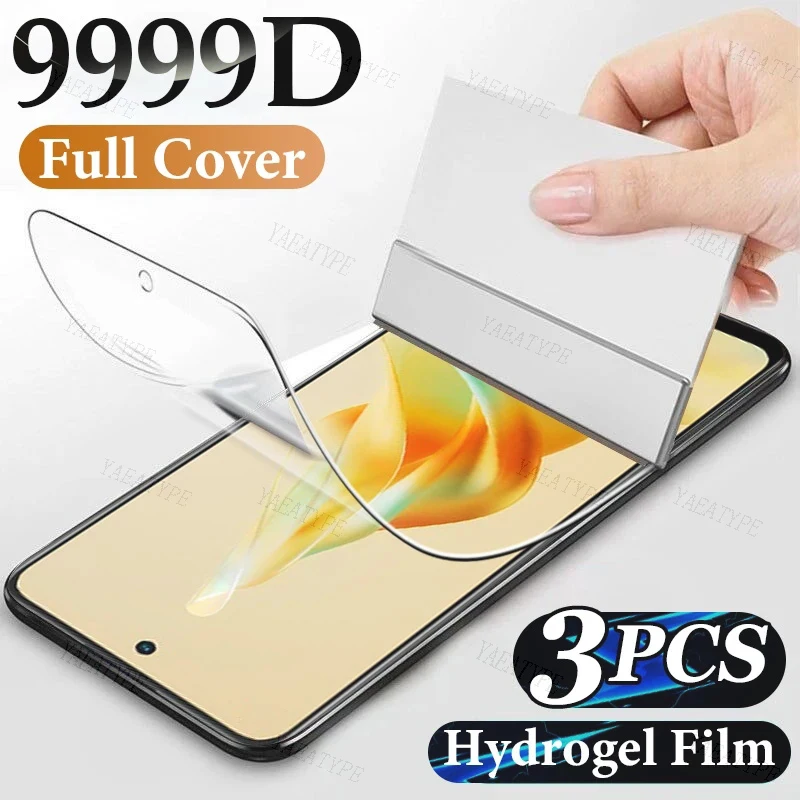 

3Pcs Hydrogel Film Screen Protector For OnePlus 9 9RT 8T ACE Pro 10R 10T Ace 2V Ace 2 Pro Nord CE 3 Lite Nord 3 Nord N3 11R 11