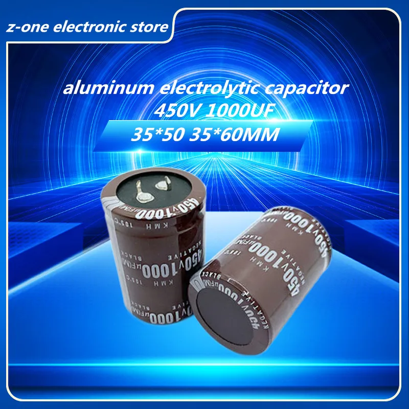 2pcs-5pcs 450V1000UF Higt quality aluminum electrolytic capacitor 450V 1000UF 35*60MM 35*50MM 2pcs 450v 120uf aluminum electrolytic capacitor 120uf 450v 18 30mm new electrolytic capacitor size：18x30