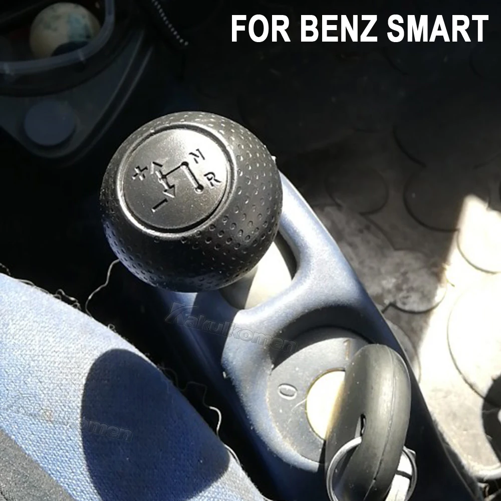 메르세데스 벤츠 스마트 Fortwo 450 1998-2014 블랙 카 자동 기어 시프트 노브 시프터 스틱 레버 펜 핸드 볼 고품질