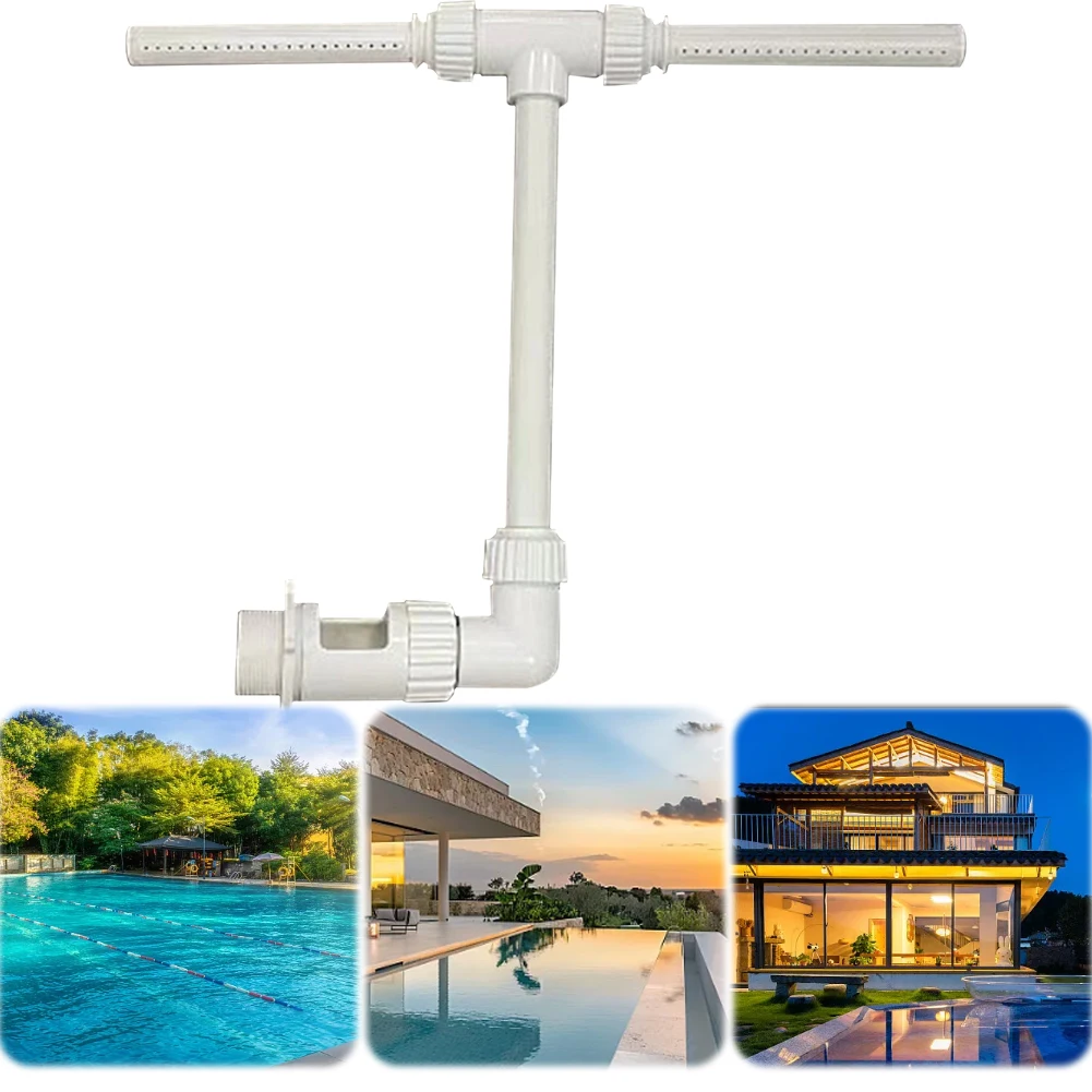Description Picture 4 of itemDual Spray Water Fountain Adjustable Height Waterfall Pool Sprinkler Fun Pool Waterfall Sprayer Above Ground Pool Accessories