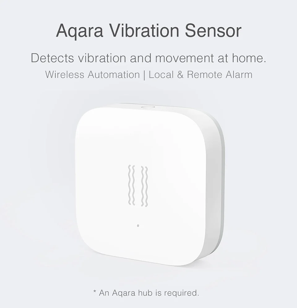 Smart Vibration Sensor Zigbee Motion Shock Sensor Detection Alarm Monitor Built