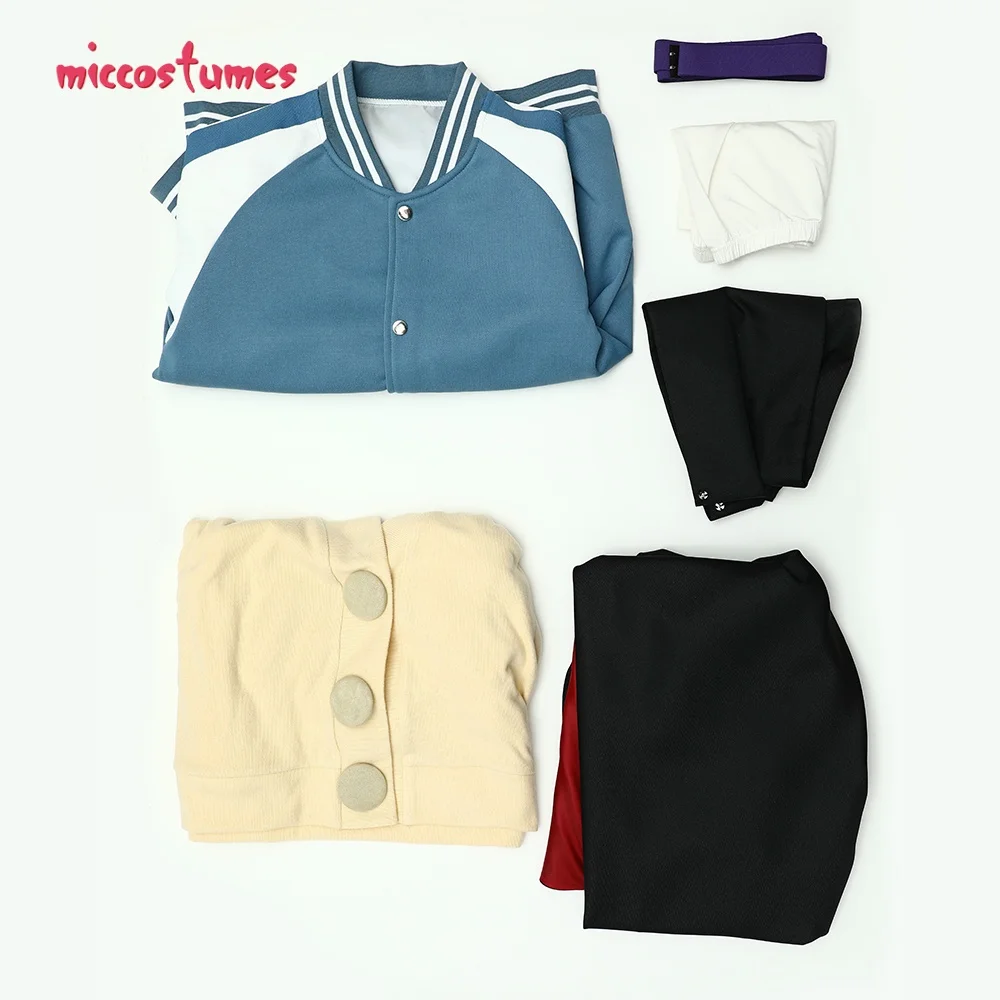 Frauen Seiko Cosplay Baseball Jacke mit Cape und Pullover 9